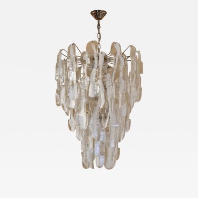  Mazzega Murano Venini Murano Glass Chandelier