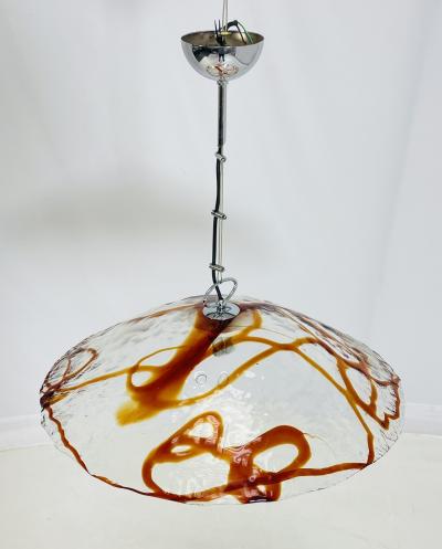 Mazzega Murano Vintage Murano Glass Chandelier by Mazzega Italy 1960s