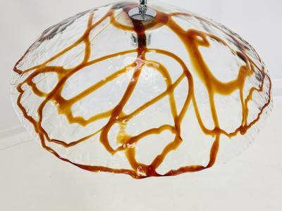 Mazzega Murano Vintage Murano Glass Chandelier by Mazzega Italy 1960s