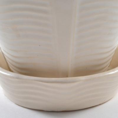  McCoy Pottery McCoy Planter and Saucer 50s