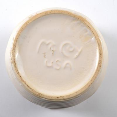  McCoy Pottery McCoy Planter and Saucer 50s