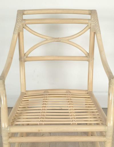  McGuire Furniture John and Elinor McGuire Pair of Vintage McGuire Armchairs circa 1980 Two pairs available