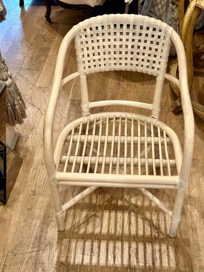  McGuire Furniture McGuire Bamboo Pigskin Arm Chair 1 of 6 C 1980s