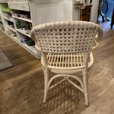 McGuire Furniture McGuire Bamboo Pigskin Arm Chair 1 of 6 C 1980s