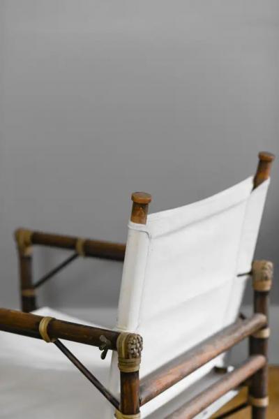  McGuire Furniture Pair of armchairs McGuire San Francisco 1970