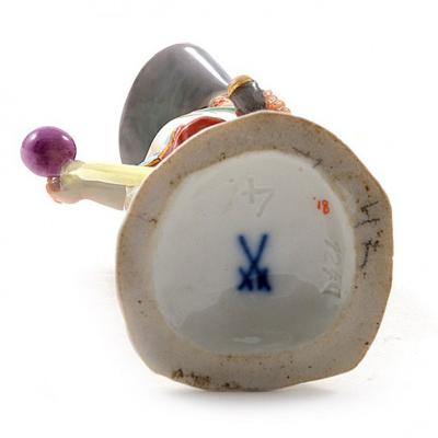  Meissen Meissen Porcelain Figurine Cupid as a Wanderer