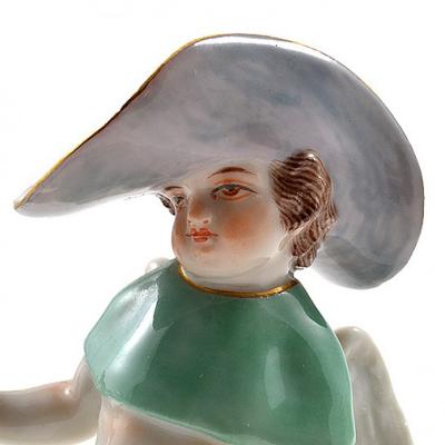  Meissen Meissen Porcelain Figurine Cupid as a Wanderer