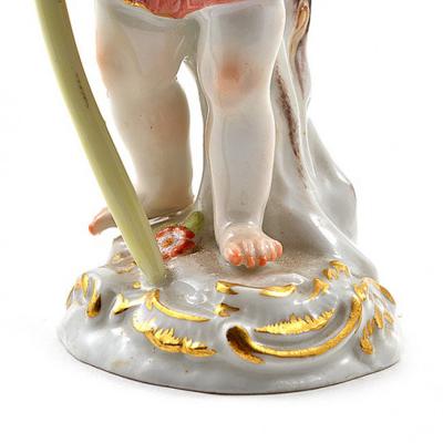  Meissen Meissen Porcelain Figurine Cupid as a Wanderer