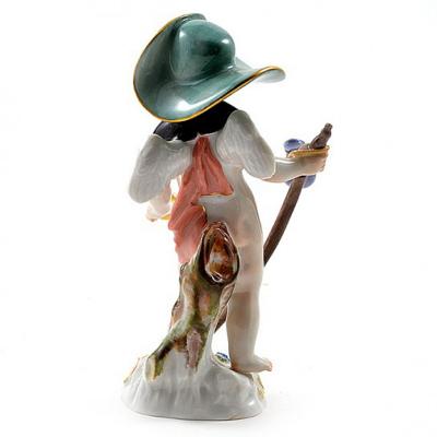 Meissen Meissen Porcelain Figurine Cupid as a Wanderer