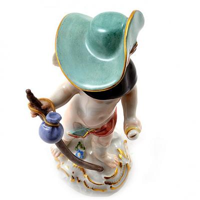  Meissen Meissen Porcelain Figurine Cupid as a Wanderer