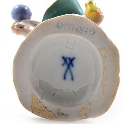  Meissen Meissen Porcelain Figurine Cupid as a Wanderer