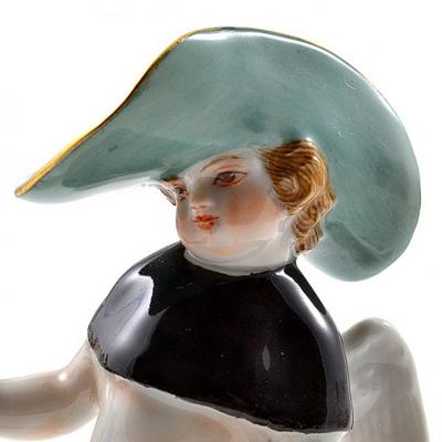  Meissen Meissen Porcelain Figurine Cupid as a Wanderer