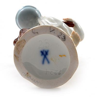  Meissen Meissen Porcelain Figurine of a Cupid as a Cook