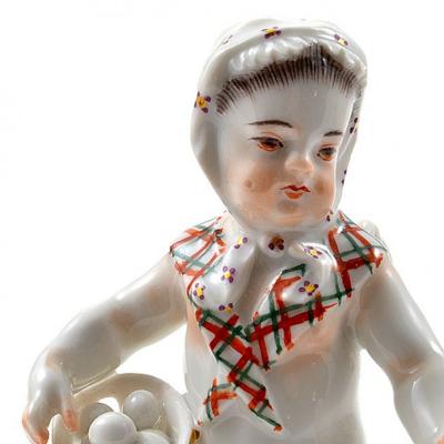  Meissen Meissen Porcelain Figurine of a Cupid as an Egg Seller