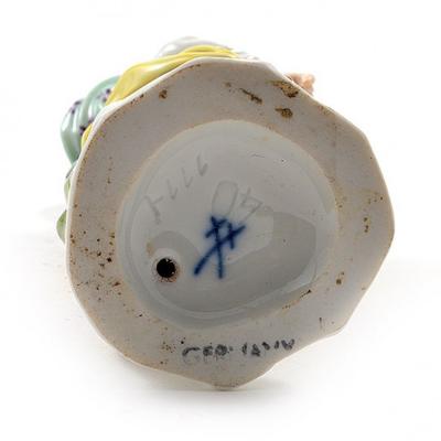  Meissen Meissen Porcelain Figurine of a Girl with a Book