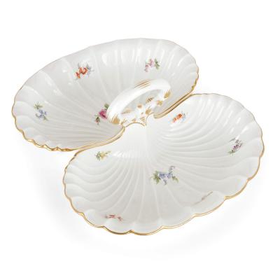  Meissen Porcelain Manufactory Antique Meissen 68 piece floral dinner service