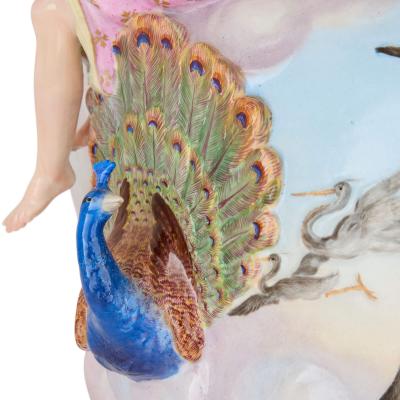  Meissen Porcelain Manufactory Antique Meissen Porcelain Elements Ewer Emblematic of Air
