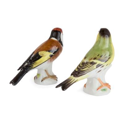  Meissen Porcelain Manufactory Collection of four Meissen porcelain bird models
