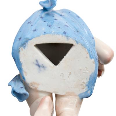  Meissen Porcelain Manufactory Large Rococo style porcelain chandelier by Meissen