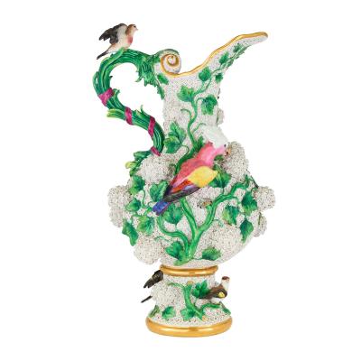  Meissen Porcelain Manufactory Large antique Schneeballen porcelain ewer by Meissen