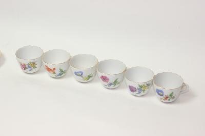  Meissen Porcelain Manufactory Meissen Porcelain Coffee Set for 6 1920s Germany