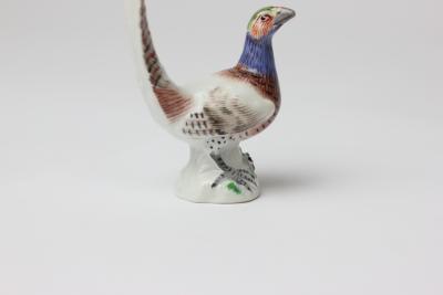  Meissen Porcelain Manufactory Meissen Porcelain Miniature Pheasant Bird Figurine 20th Century Germany