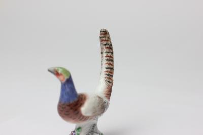  Meissen Porcelain Manufactory Meissen Porcelain Miniature Pheasant Bird Figurine 20th Century Germany
