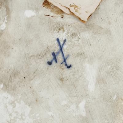  Meissen Porcelain Manufactory Pair of antique porcelain sconces by Meissen