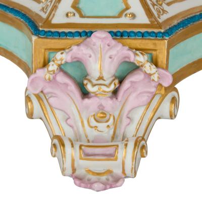  Meissen Porcelain Manufactory Pair of very large German porcelain figural centrepieces