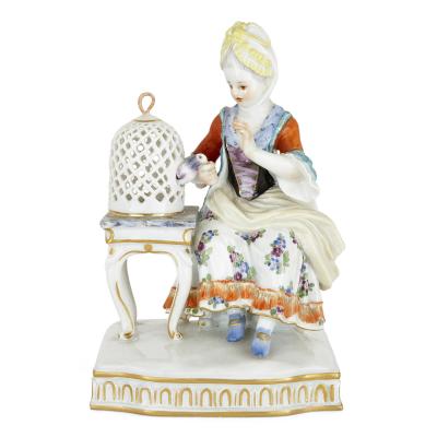  Meissen Porcelain Manufactory Set of five allegorical porcelain sculptures by Meissen