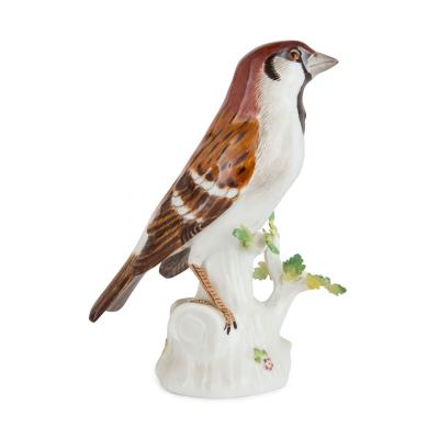  Meissen Porcelain Manufactory Set of three German porcelain bird figures by Meissen
