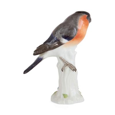  Meissen Porcelain Manufactory Set of three German porcelain bird figures by Meissen