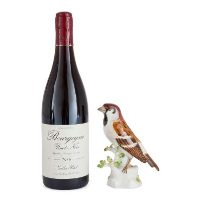  Meissen Porcelain Manufactory Set of three German porcelain bird figures by Meissen