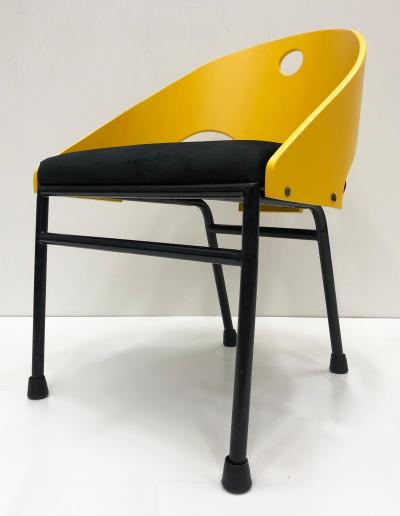  Memphis Design Memphis Group 1980s Post Modern Memphis Style Chairs 3 Pairs Available