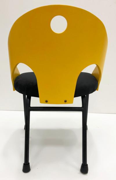  Memphis Design Memphis Group 1980s Post Modern Memphis Style Chairs 3 Pairs Available
