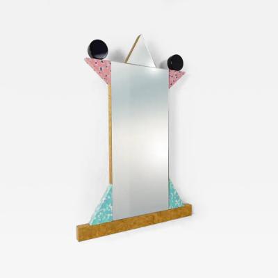  Memphis Design Memphis Group Ettore Sottsass Memphis Milano Diva Vintage Wall Mirror Italy 1984
