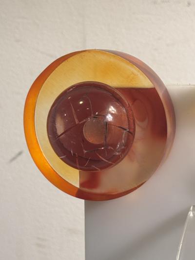  Memphis Design Memphis Group POST MODERN MEMPHIS DESIGN GROUP STYLE MULTI COLORED LUCITE LAMP