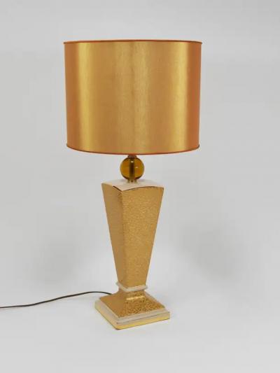  Memphis Milano Post Modern Memphis Art Deco Style Porcelain Table or Side Lamp Italy 1980s