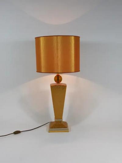  Memphis Milano Post Modern Memphis Art Deco Style Porcelain Table or Side Lamp Italy 1980s