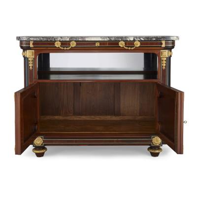  Mercier Fr res Gilt bronze mounted mahogany side cabinet by Mercier Freres