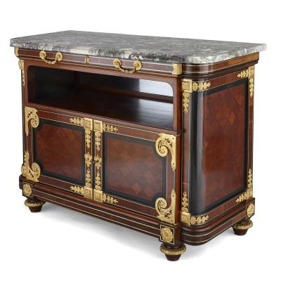  Mercier Fr res Gilt bronze mounted mahogany side cabinet by Mercier Freres