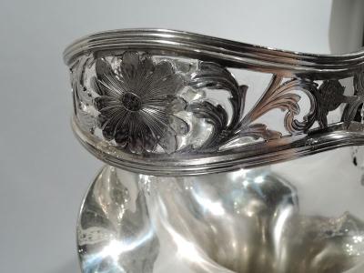  Meriden Britannia Company Large Antique American Edwardian Art Nouveau Sterling Silver Basket