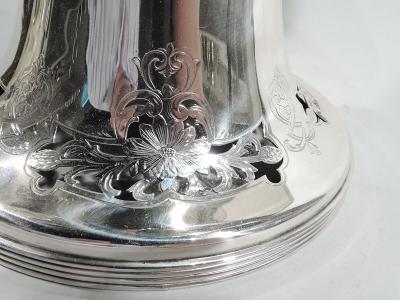  Meriden Britannia Company Large Antique American Edwardian Art Nouveau Sterling Silver Basket