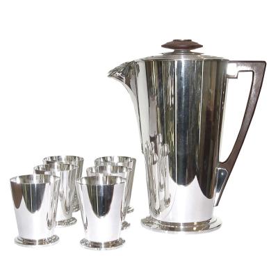  Meriden Silver Plate Co Ille de France Cocktail Shaker 6 Cups by Meriden Silver Plate Co 