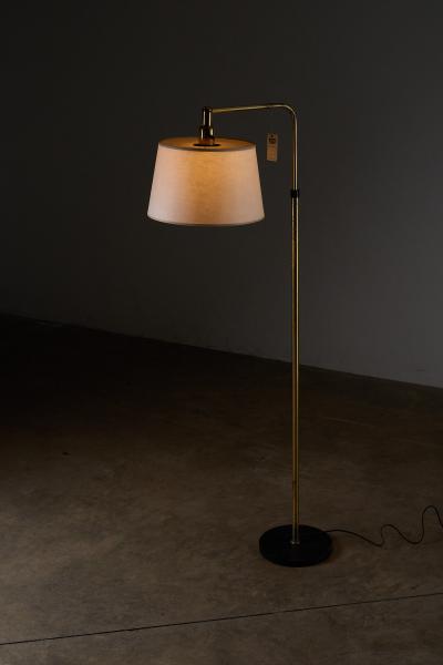  Metalarte Model 3396 Adjustable Brass Floor Lamp 1960s