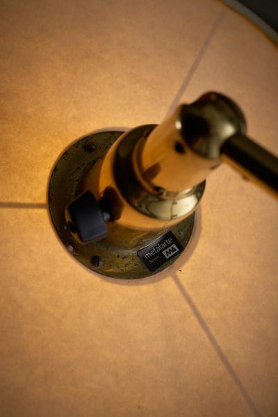  Metalarte Model 3396 Adjustable Brass Floor Lamp 1960s