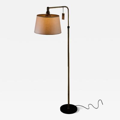  Metalarte Model 3396 Adjustable Brass Floor Lamp 1960s