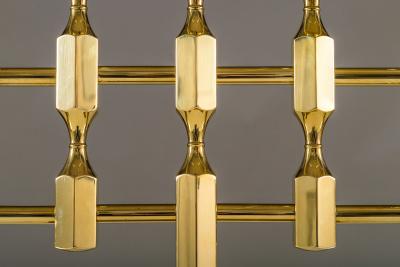 Metallslojden Gusum Large Swedish Candelabra in Brass by Lars Bergsten for Gusum