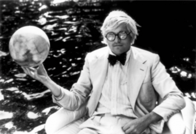  Michael Childers David Hockney with Ball 1980
