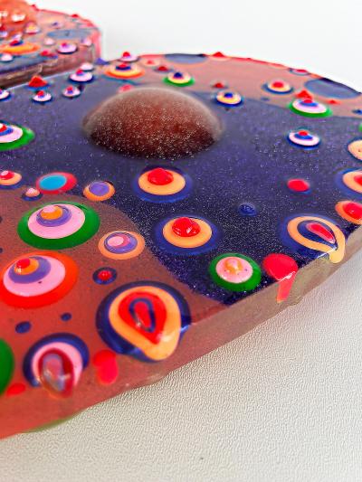  Michael Gitter Acrylic Epoxy Love Sculpture Artists Michael Gitter and Jillian Whelan